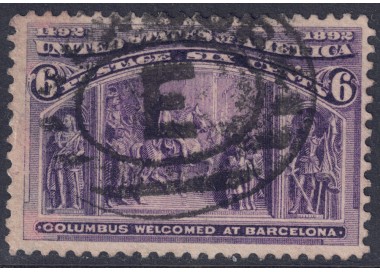 USA 1893 World's Columbian Exposition (6c purple) us