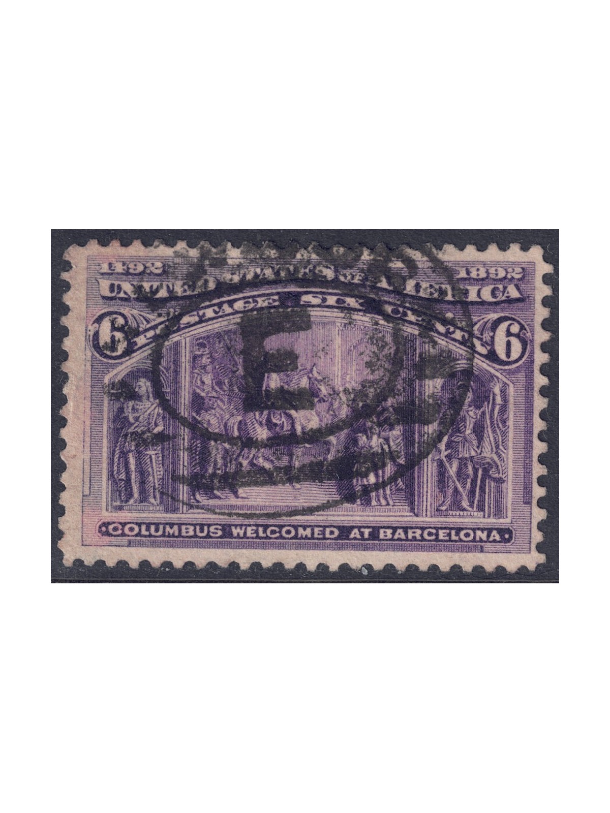 USA 1893 Esposizione Mondiale Colombiana (6c porpora) us