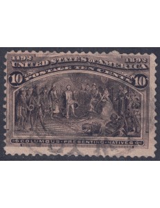 USA 1893 World's Columbian Exposition (10c brown black) us