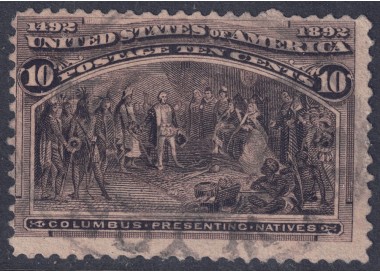 USA 1893 Esposizione Mondiale Colombiana (10c bruno nero) us