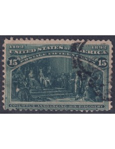USA 1893 Esposizione Mondiale Colombiana (15c verde scuro) us