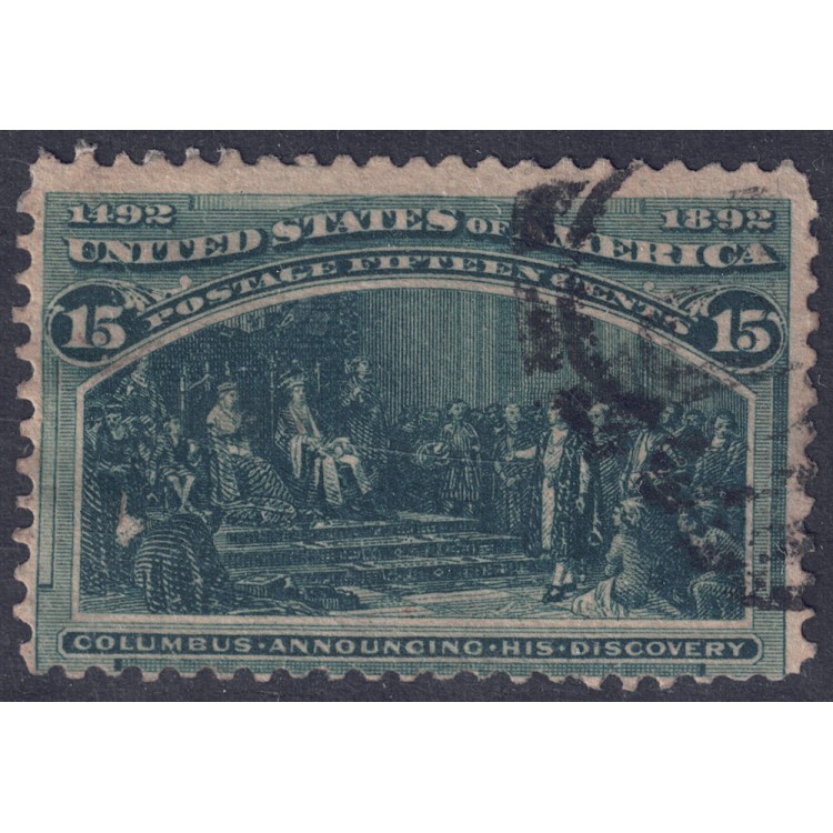 USA 1893 World's Columbian Exposition (15c dark green) us