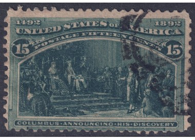 USA 1893 World's Columbian Exposition (15c dark green) us