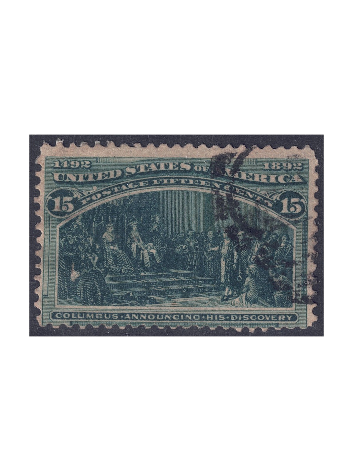 USA 1893 World's Columbian Exposition (15c dark green) us