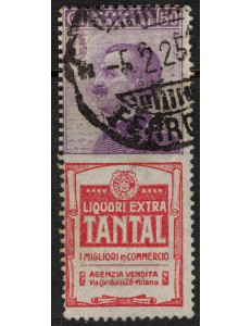 ITALIA REGNO 1924-25 Pubblicitari 50c (Tantal) us