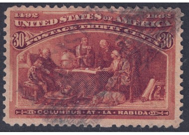 USA 1893 World's Columbian Exposition (30c brown orange) us