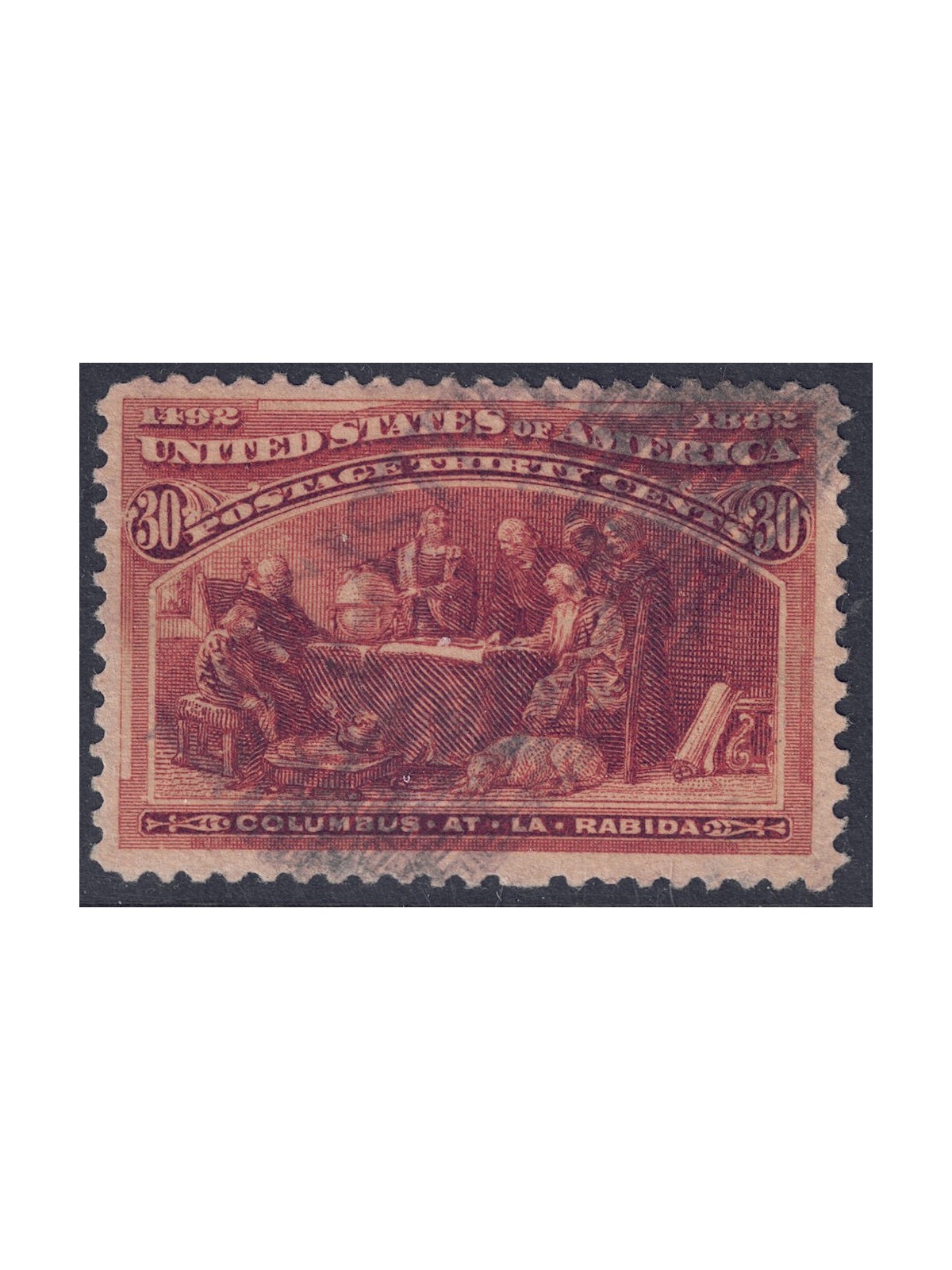 USA 1893 Esposizione Mondiale Colombiana (30c bruno arancio) us