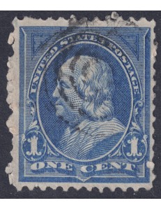 USA 1894 Benjamin Franklin (1c oltremare) us