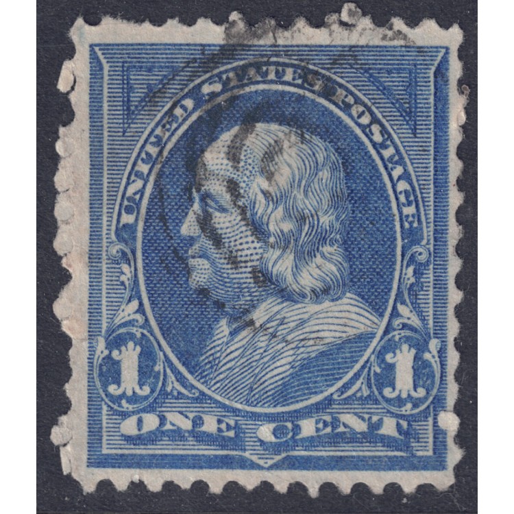USA 1894 Benjamin Franklin (1c oltremare) us