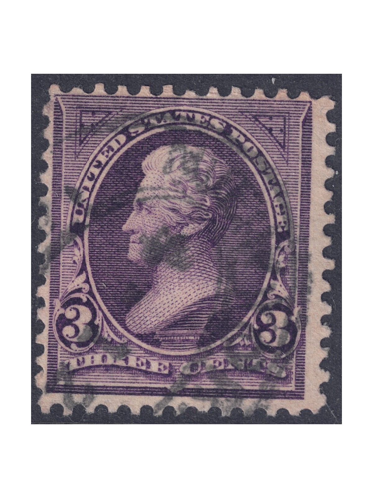 USA 1894 Andrew Jackson (3c purple) us