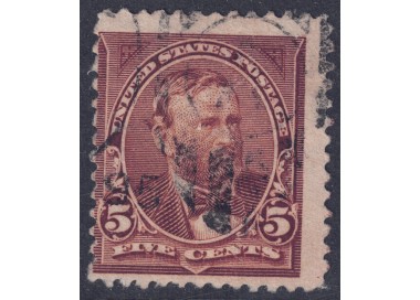 USA 1894 Ulysses S. Grant (5c bruno cioccolato) us