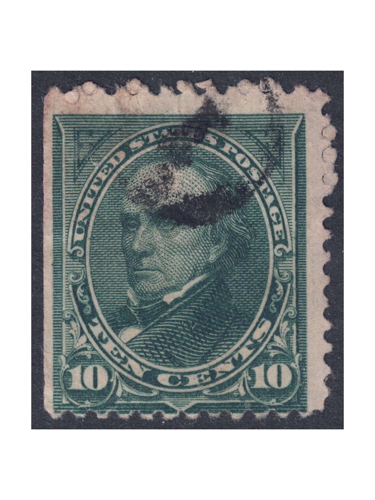 USA 1894 Daniel Webster (10c verde scuro) us