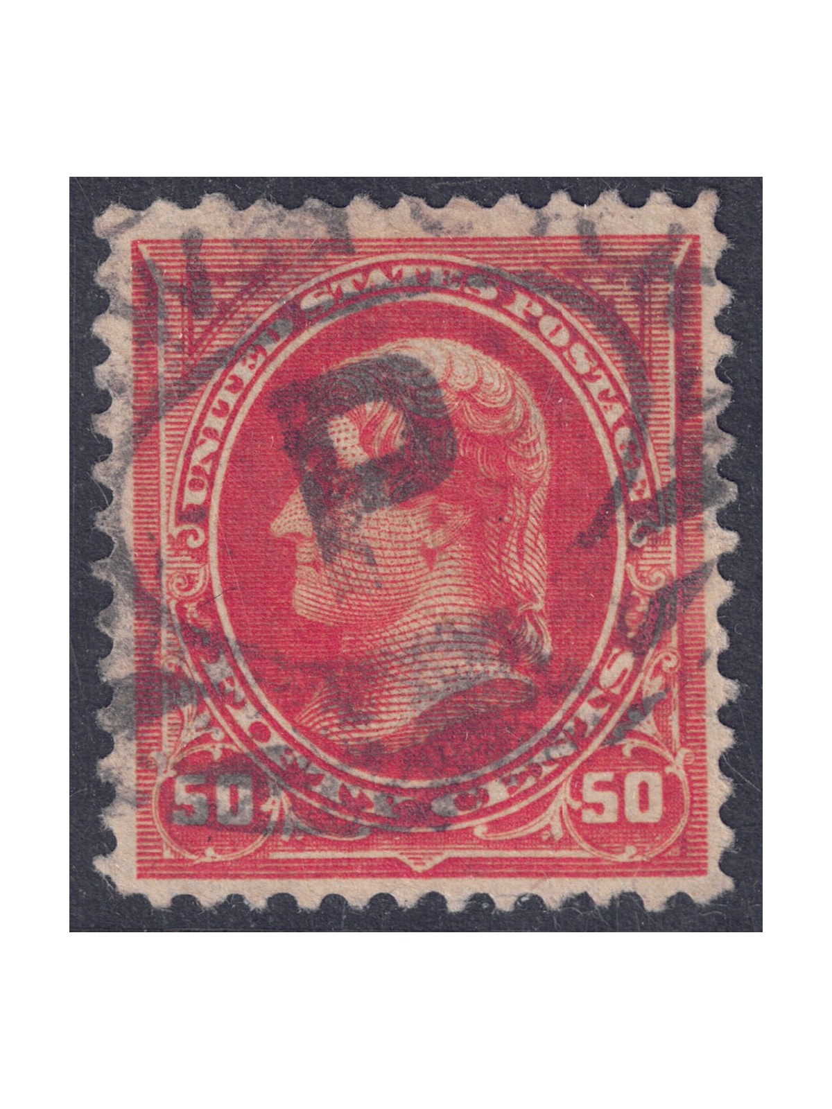 USA 1894 Thomas Jefferson (50c arancio) us