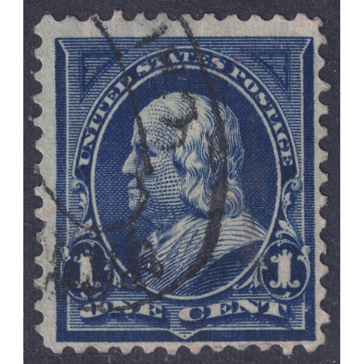 USA 1895 Benjamin Franklin (1c light blue) us