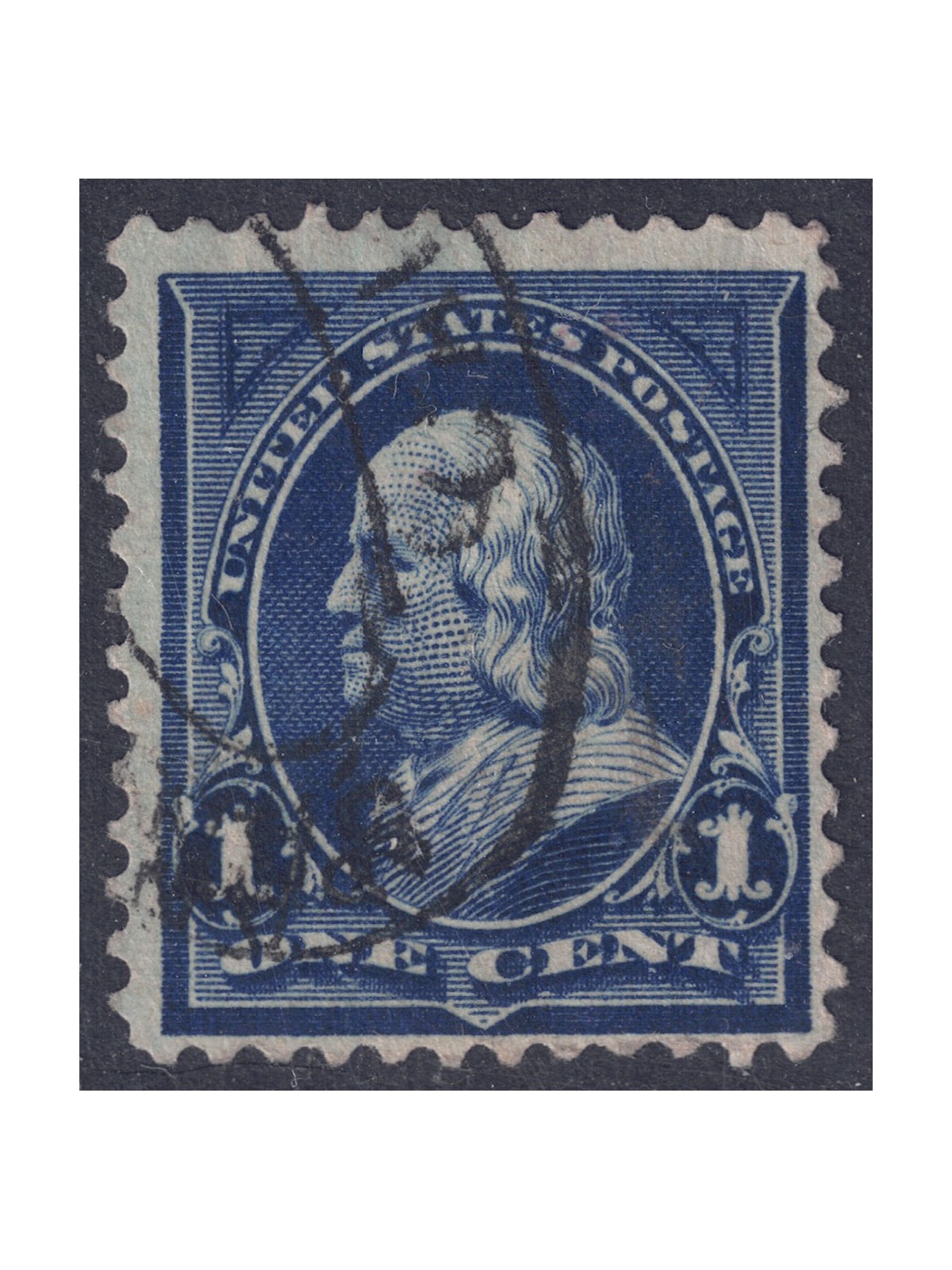 USA 1895 Benjamin Franklin (1c azzurro) us