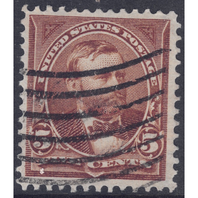 USA 1895 Ulysses S. Grant (5c bruno cioccolato) us