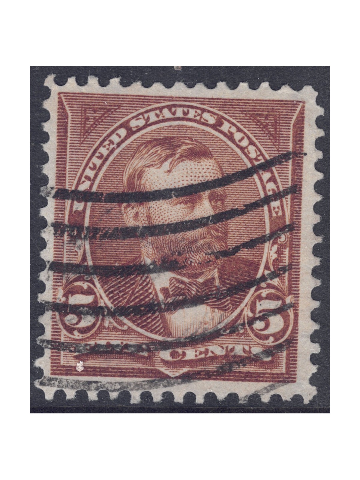 USA 1895 Ulysses S. Grant (5c chocolate brown) us