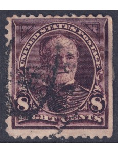 USA 1895 William Tecumseh Sherman (8c bruno violetto) us