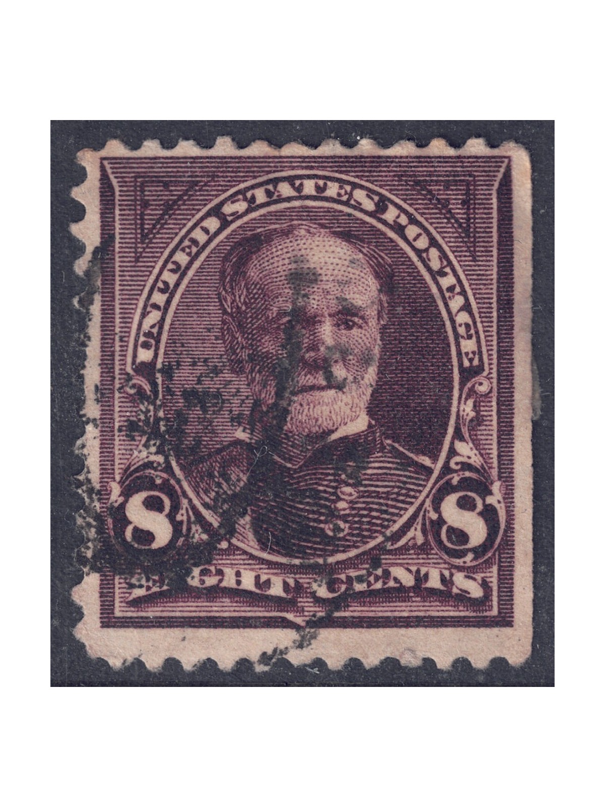 USA 1895 William Tecumseh Sherman (8c bruno violetto) us