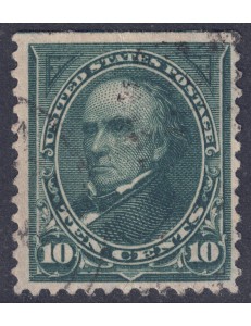 USA 1895 Daniel Webster (10c verde scuro) us