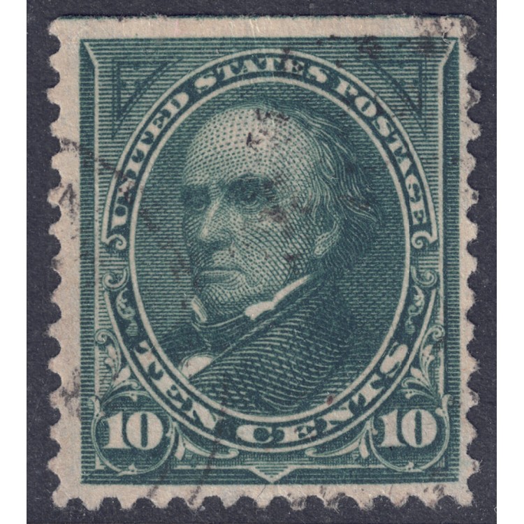 USA 1895 Daniel Webster (10c dark green) us