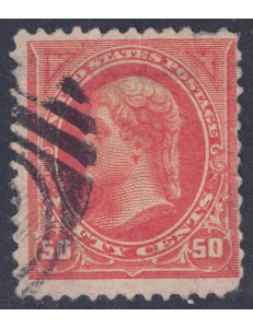 USA 1895 Thomas Jefferson (50c arancio) us