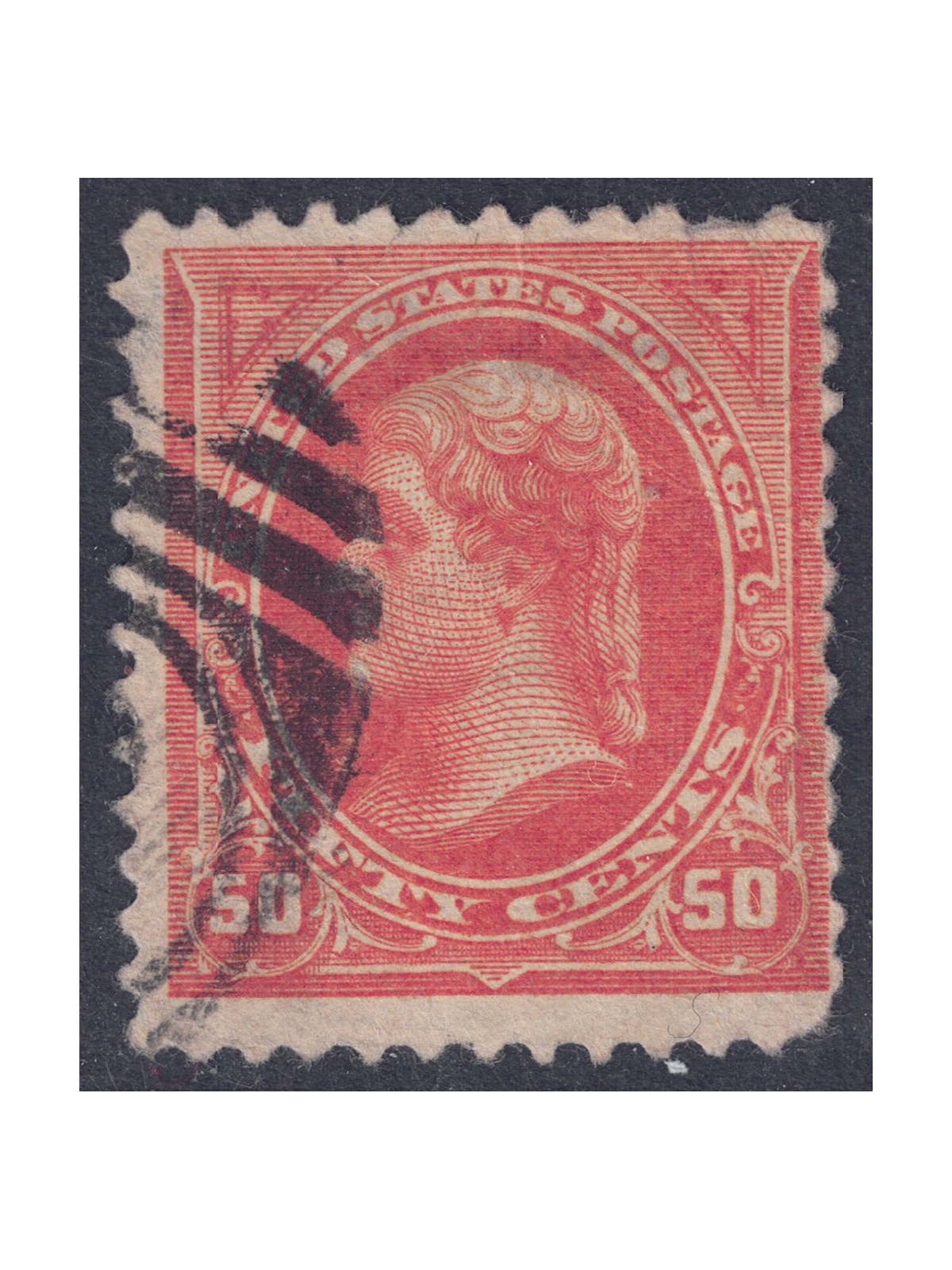 USA 1895 Thomas Jefferson (50c orange) us