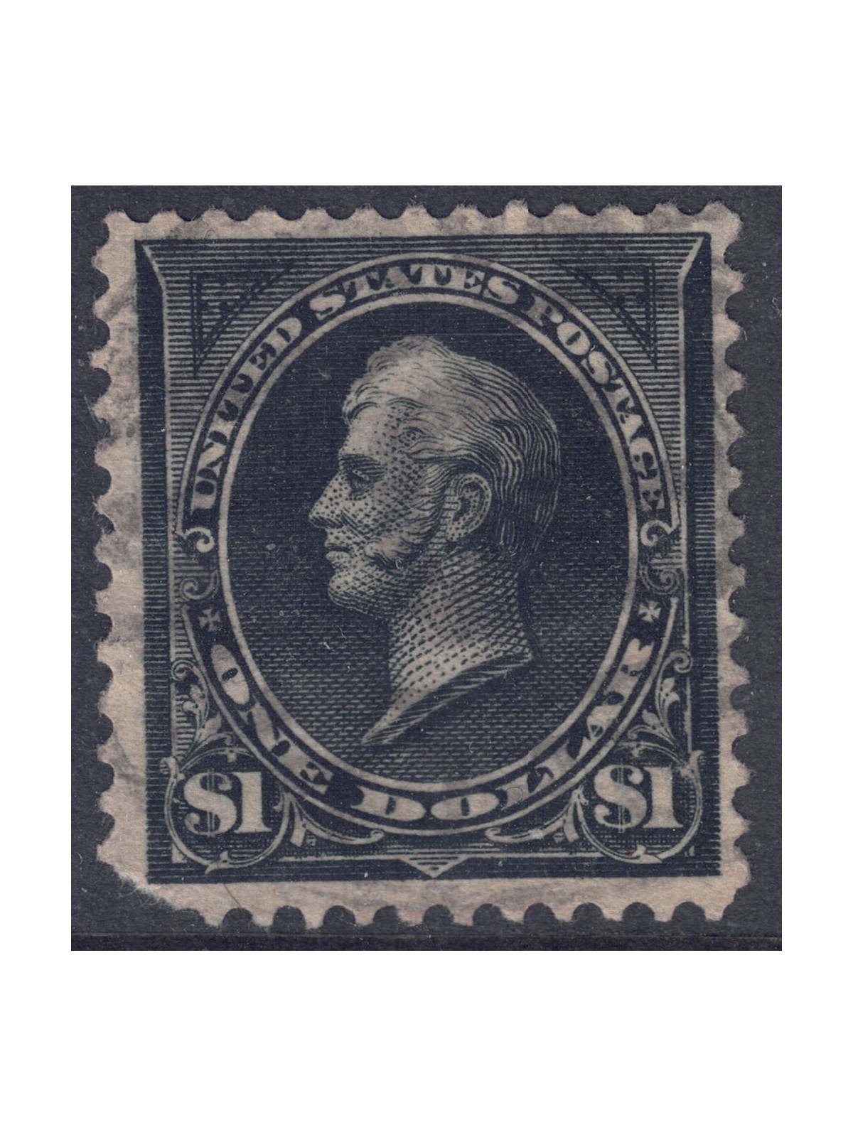 USA 1895 Oliver Hazard Perry ($1 Black 2nd Type)