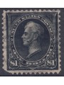 USA 1895 Oliver Hazard Perry (1$ nero 2° tipo) us