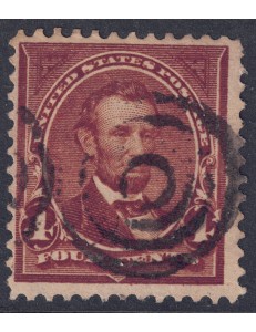 USA 1898 Abraham Lincoln (4c bruno rosa) us