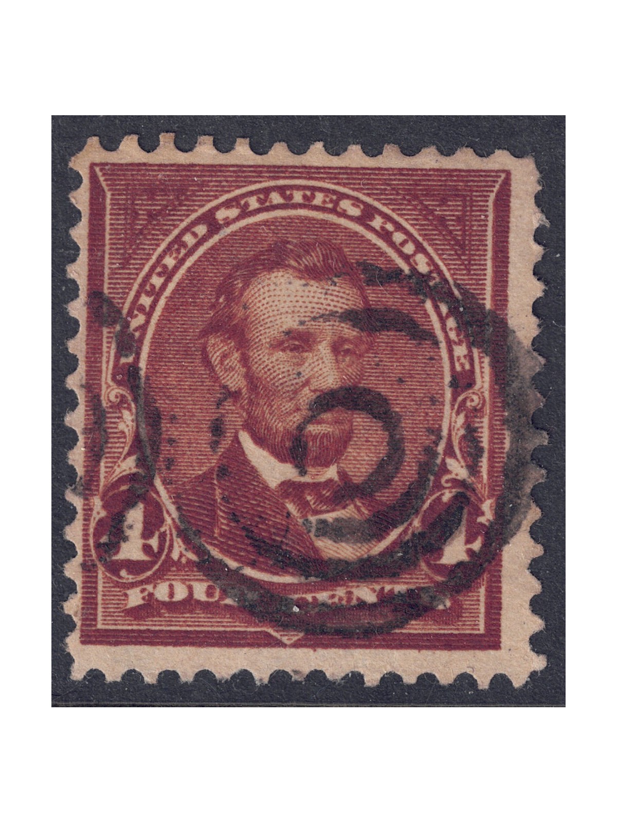 USA 1898 Abraham Lincoln (4c bruno rosa) us