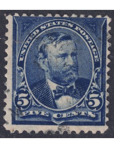 USA 1898 Ulysses S. Grant (5c dark blue) us