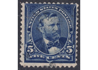 USA 1898 Ulysses S. Grant (5c azzurro scuro) us
