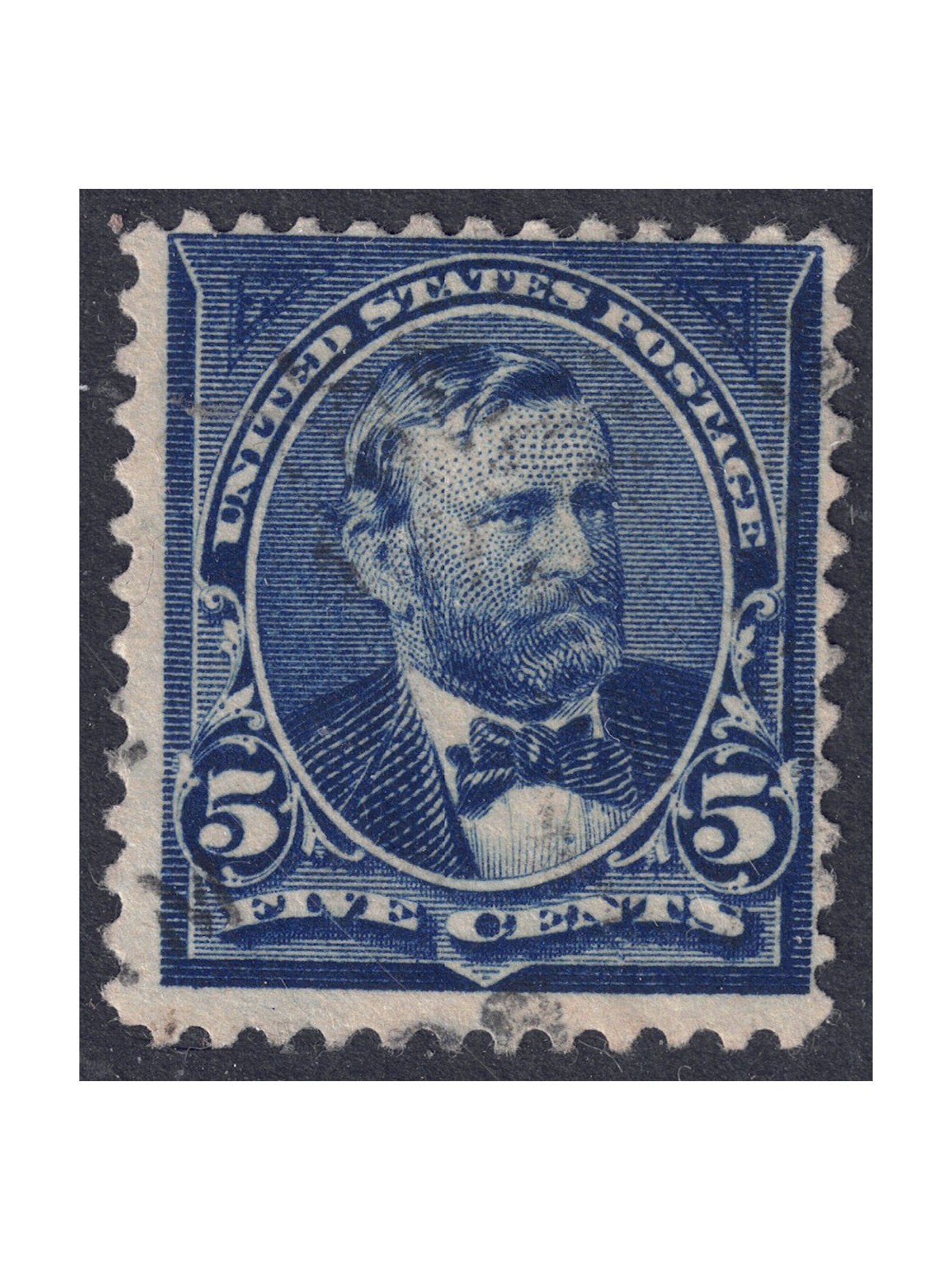 USA 1898 Ulysses S. Grant (5c azzurro scuro) us