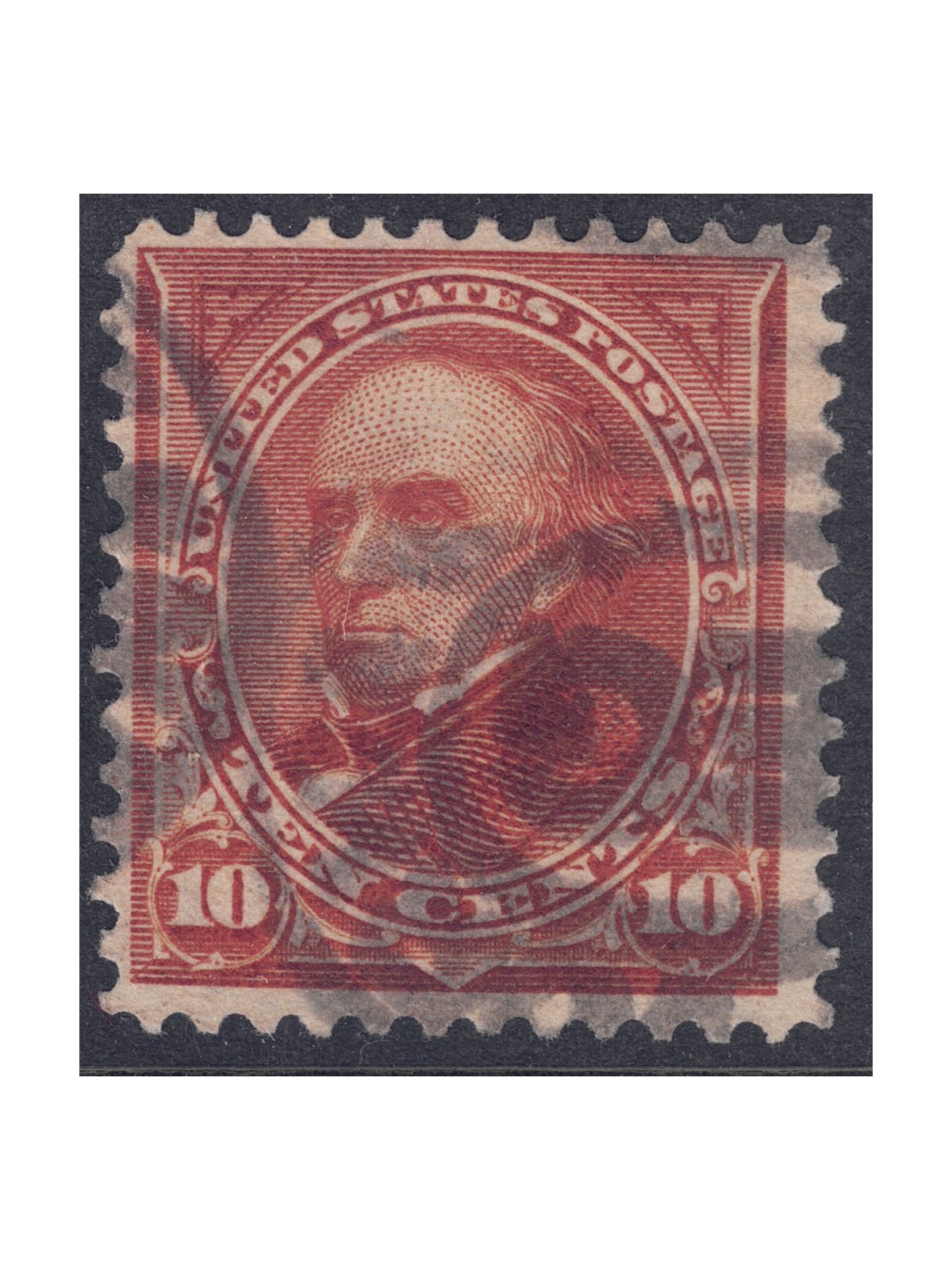 USA 1898 Daniel Webster (10c brown) us