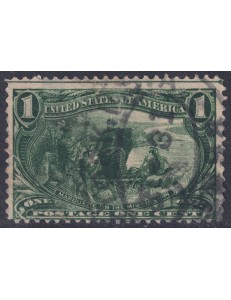 USA 1898 Esposizione Trans-Mississippi di Omaha (1c verde) us