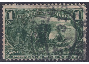 USA 1898 Trans-Mississippi Exposition at Omaha (1c green) us