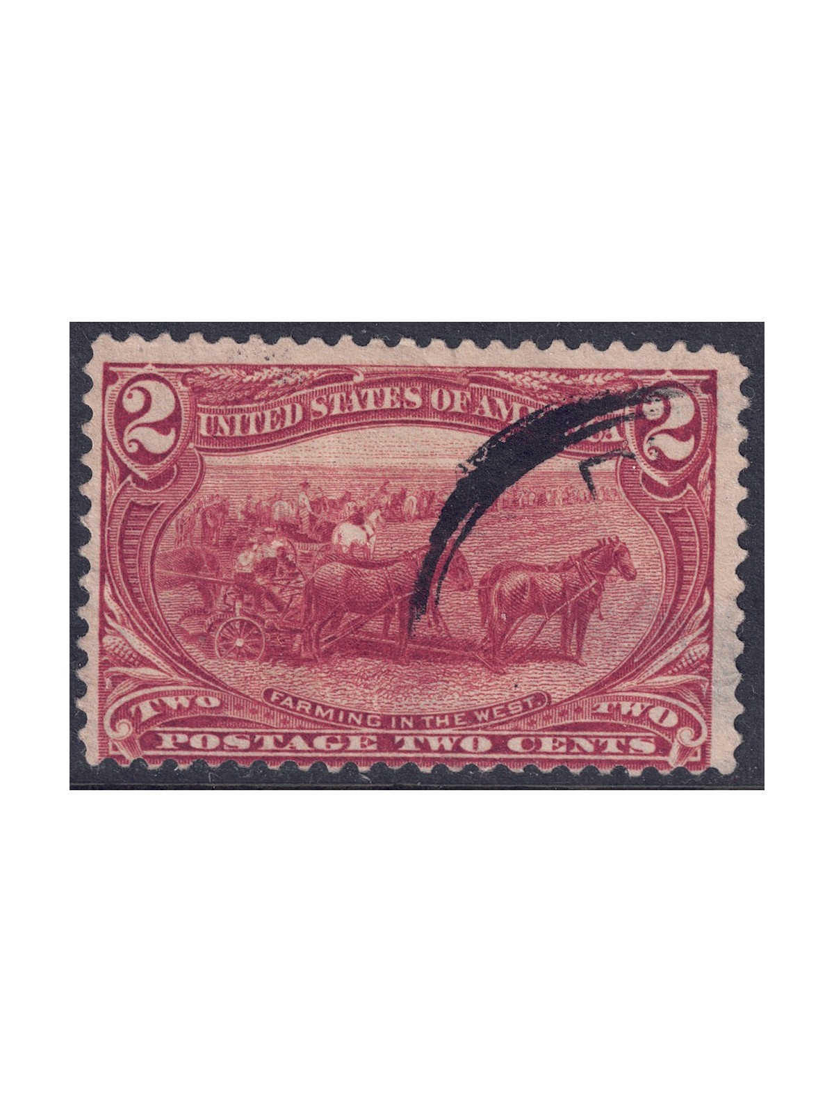 USA 1898 Esposizione Trans-Mississippi di Omaha (2c bruno carminio) us