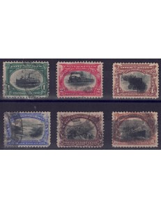 USA 1901 Esposizione Pan-Americana di Buffalo 6v us