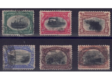 USA 1901 Esposizione Pan-Americana di Buffalo 6v us