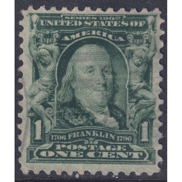 USA 1903 Benjamin Franklin (1c green) us
