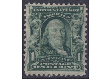 USA 1903 Benjamin Franklin (1c green) us