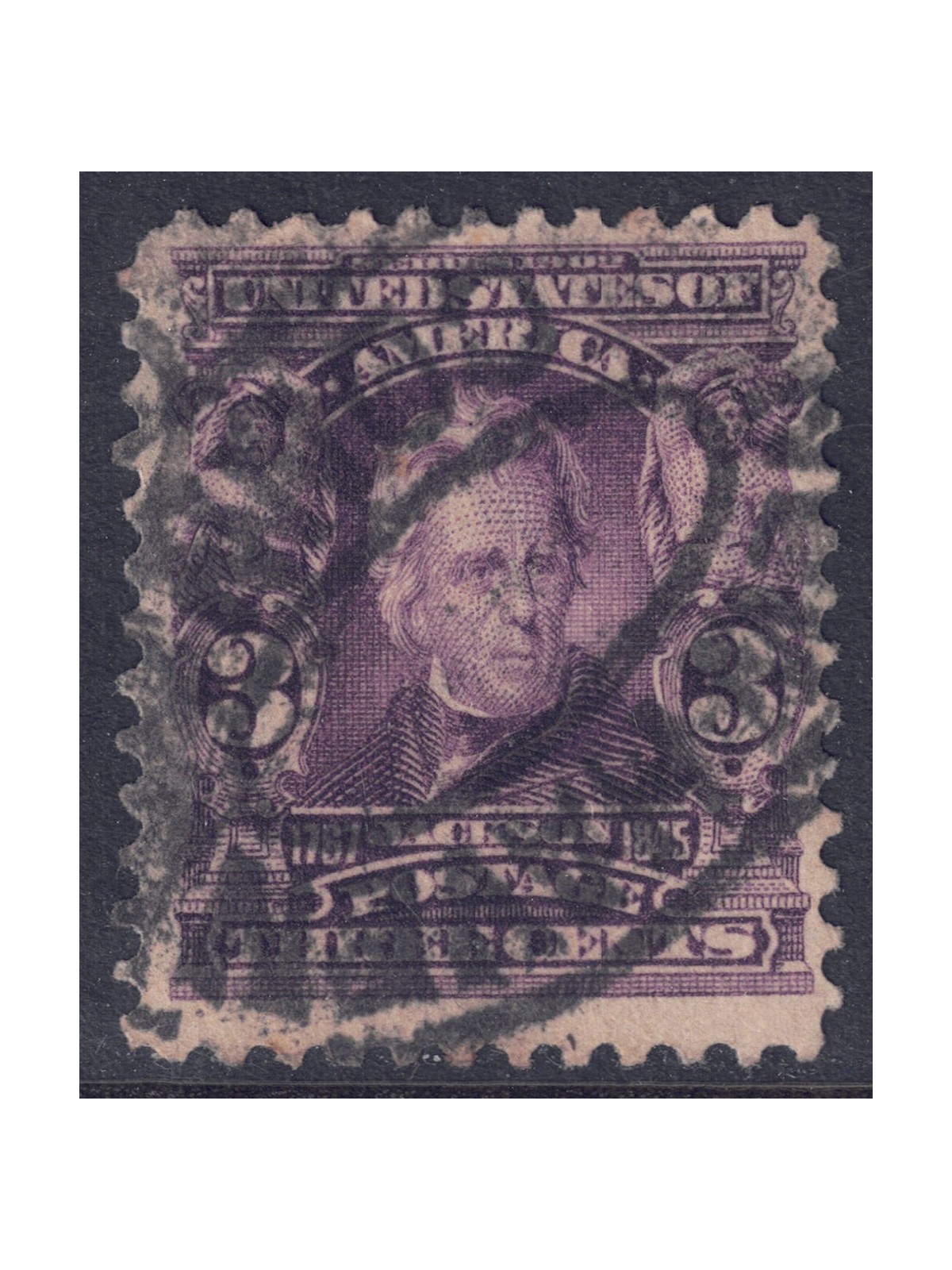 USA 1903 Andrew Jackson (3c violet) us