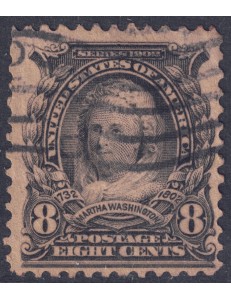 USA 1902 Martha Washington (8c black violet) us