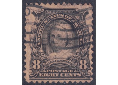 USA 1902 Martha Washington (8c black violet) us
