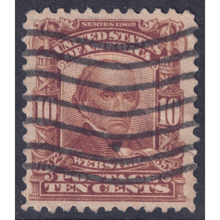 USA 1903 Daniel Webster (10c bruno giallo) us