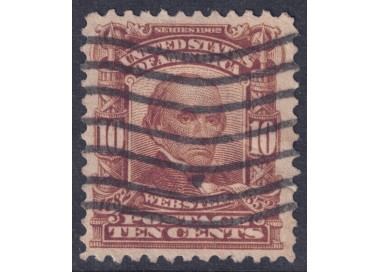 USA 1903 Daniel Webster (10c bruno giallo) us