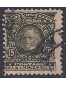USA 1903 Henry Clay (15c verde oliva) us