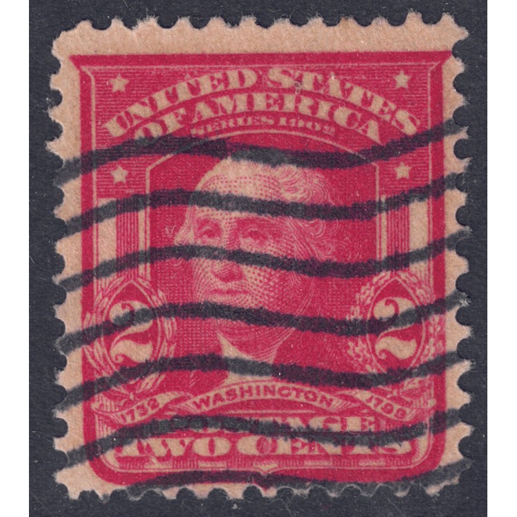 USA 1903 George Washington (2c carminio) us