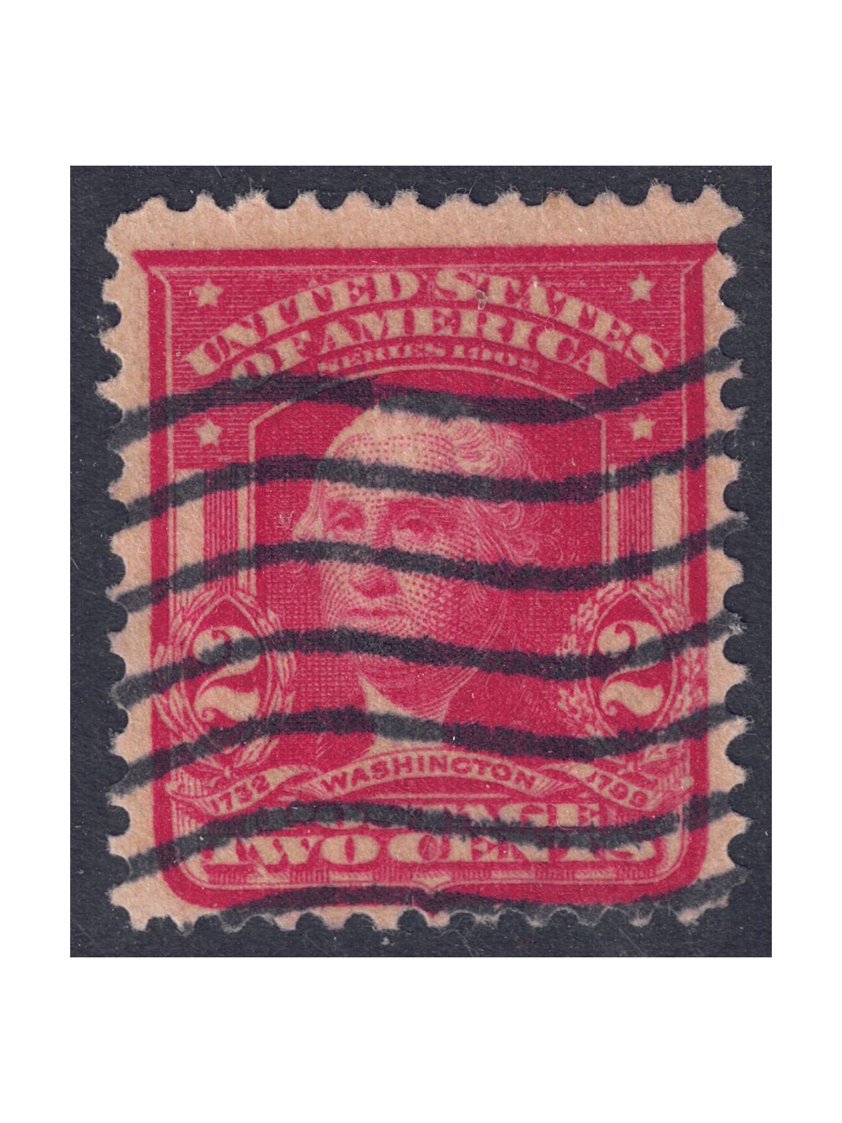 USA 1903 George Washington (2c carminio) us
